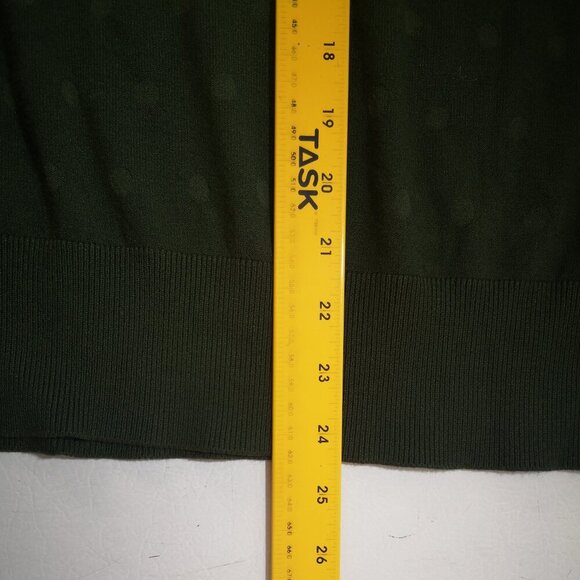 Karl Lagerfeld Ladies Size Large Dark Green Lightweight Sweater - Picture 9 of 9